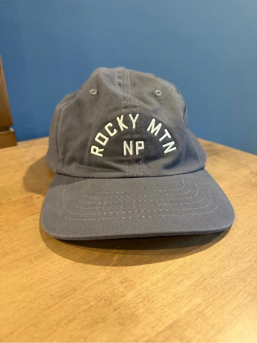 Parks Project Slate Blue Baseball Cap with White Embroidery